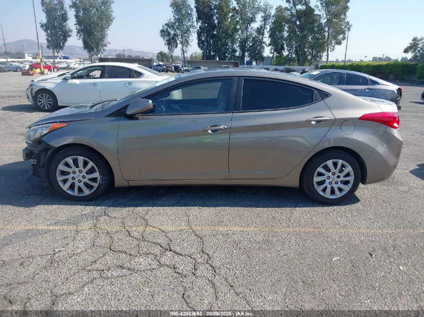 2013 Hyundai Elantra Gls VIN: 5NPDH4AE9DH231144 Lot: 42883663