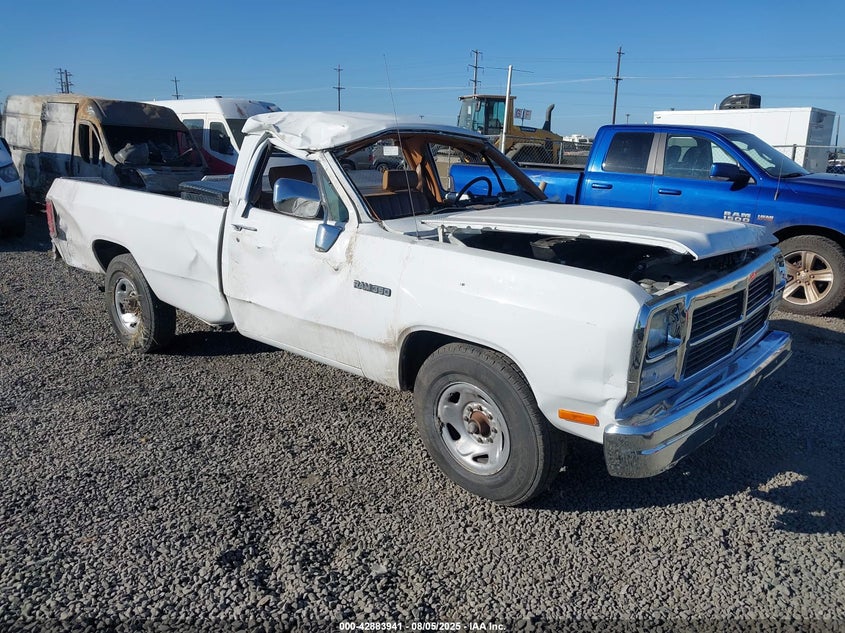 1B6ME36C7NS631303 1992 Dodge D-Series D300/D350 auction photo 1