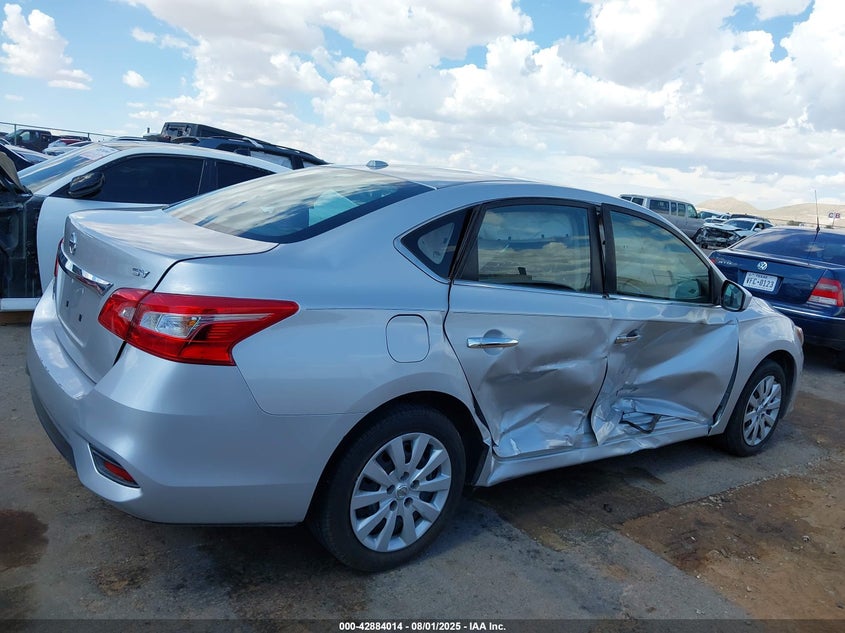 2017 Nissan Sentra 1.8 Sv Silver Lot 111042884014 Vin 3N1AB7AP2HL647424