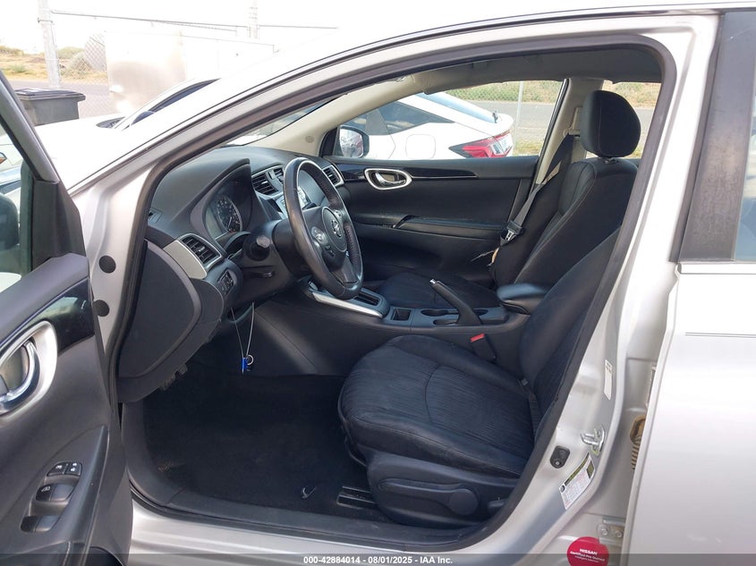 2017 Nissan Sentra 1.8 Sv Silver Lot 111042884014 Vin 3N1AB7AP2HL647424