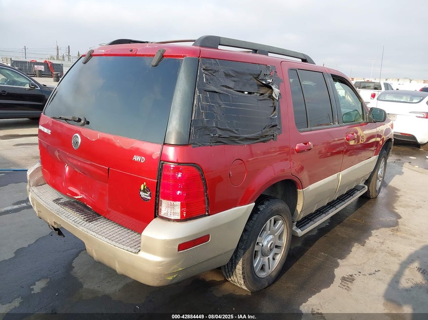 4M2ZU86E25ZJ31604 2005 MERCURY MOUNTAINEER photo no. 4