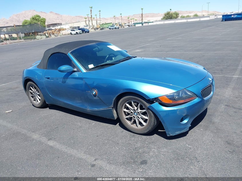 4USBT33493LR63802 2003 BMW Z4 2.5I auction photo 1