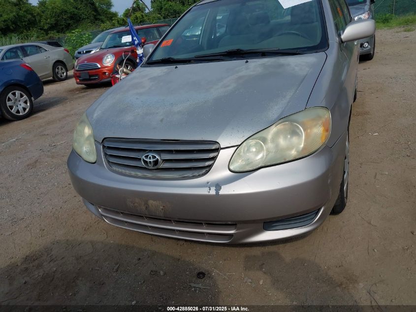 2003 Toyota Corolla Le VIN: 1NXBR32E33Z060419 Lot: 42885026