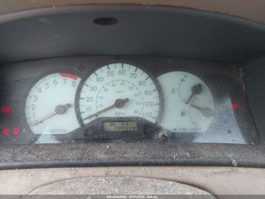 2003 Toyota Corolla Le VIN: 1NXBR32E33Z060419 Lot: 42885026