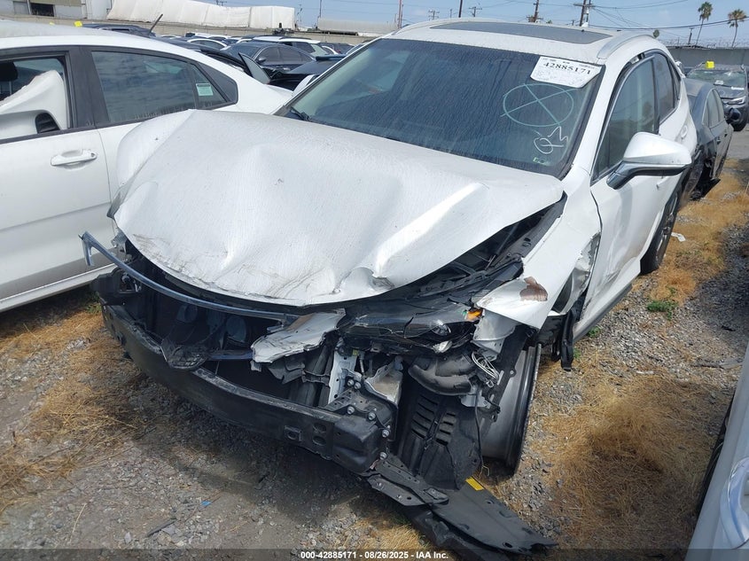 Vin: jtjyarbz2f2007882, lot: 43378840, lexus nx 200t 20152