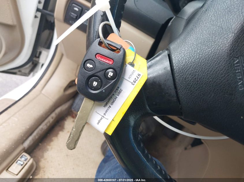 2005 Honda Accord 3.0 Ex VIN: 1HGCM82695A011017 Lot: 42885187