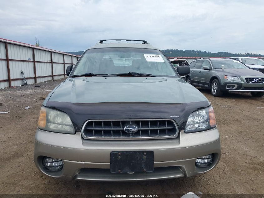 2004 Subaru Outback VIN: 4S3BH675X47601421 Lot: 42886190