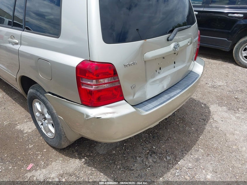 2003 Toyota Highlander Limited V6 VIN: JTEGF21A430082251 Lot: 42886462