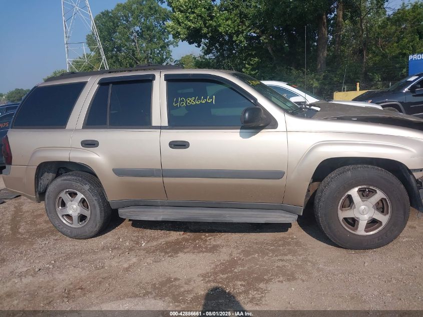 2005 Chevrolet Trailblazer Ls VIN: 1GNDS13S952299702 Lot: 42886661