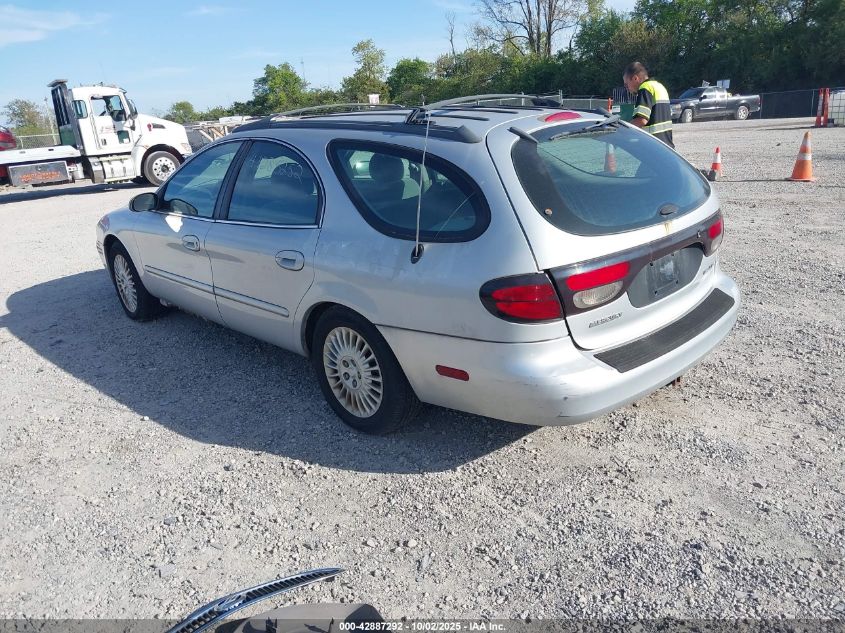 2003 Mercury Sable Gs silver wagon gasoline 1MEFM58U43A610466 photo #4