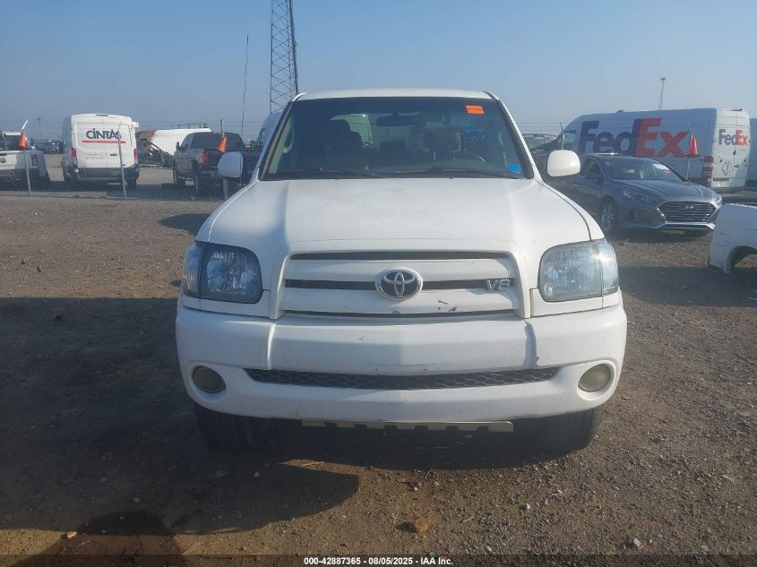 2005 Toyota Tundra Limited V8 VIN: 5TBDT48145S466587 Lot: 42887365