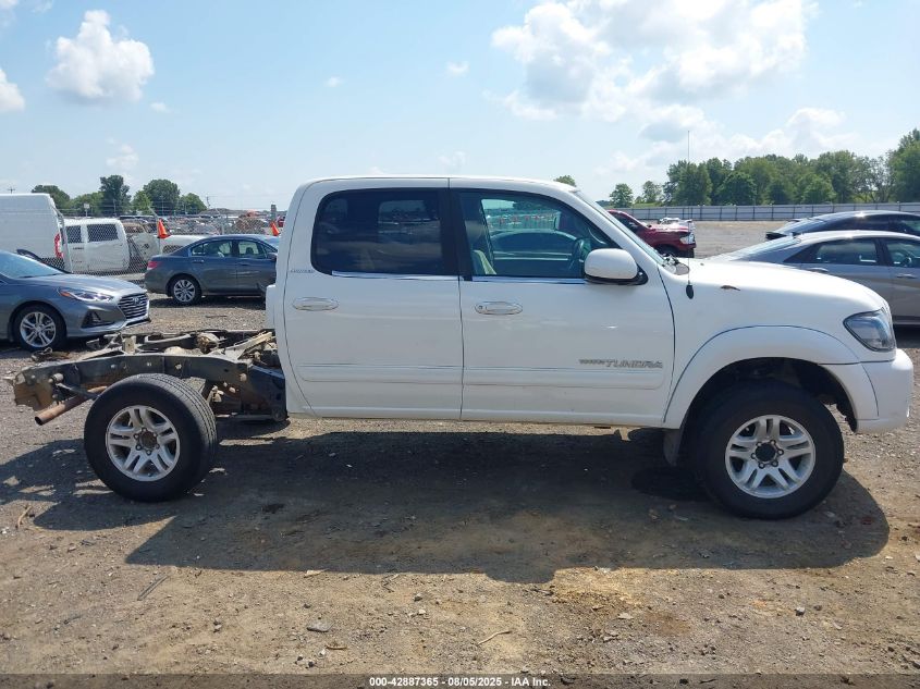 2005 Toyota Tundra Limited V8 VIN: 5TBDT48145S466587 Lot: 42887365