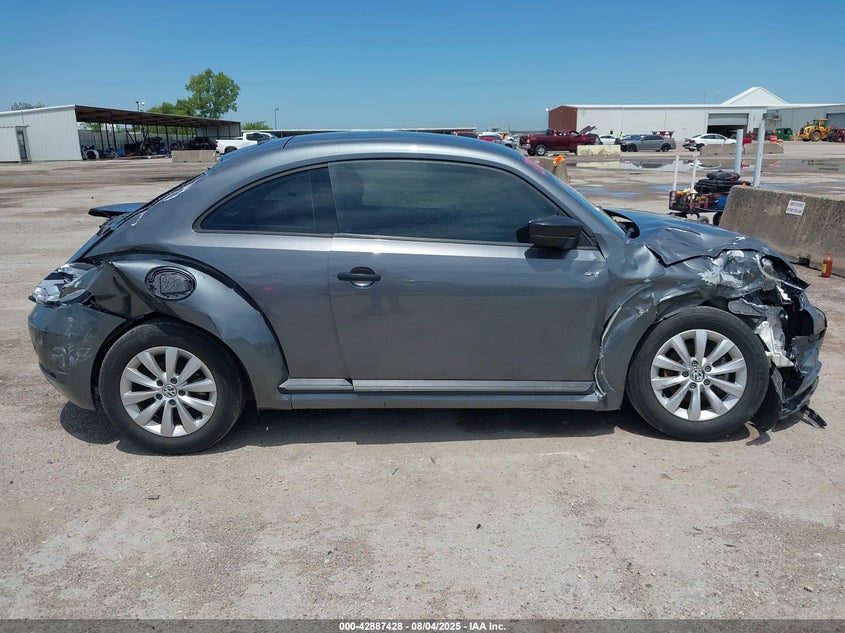 2017 Volkswagen Beetle 1.8 #PINKBEETLE 1.8T CLASSIC 1.8T S Gray Lot 111042887428 Vin 3VWF17AT3HM606021