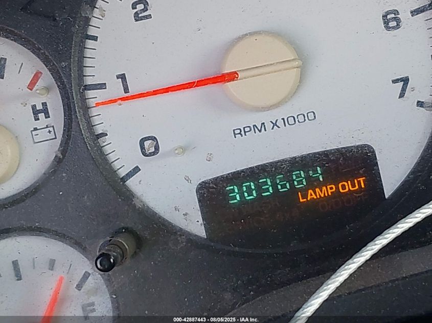 2003 Dodge Ram 1500 Slt/Laramie/St VIN: 1D7HA18NX3J524198 Lot: 42887443