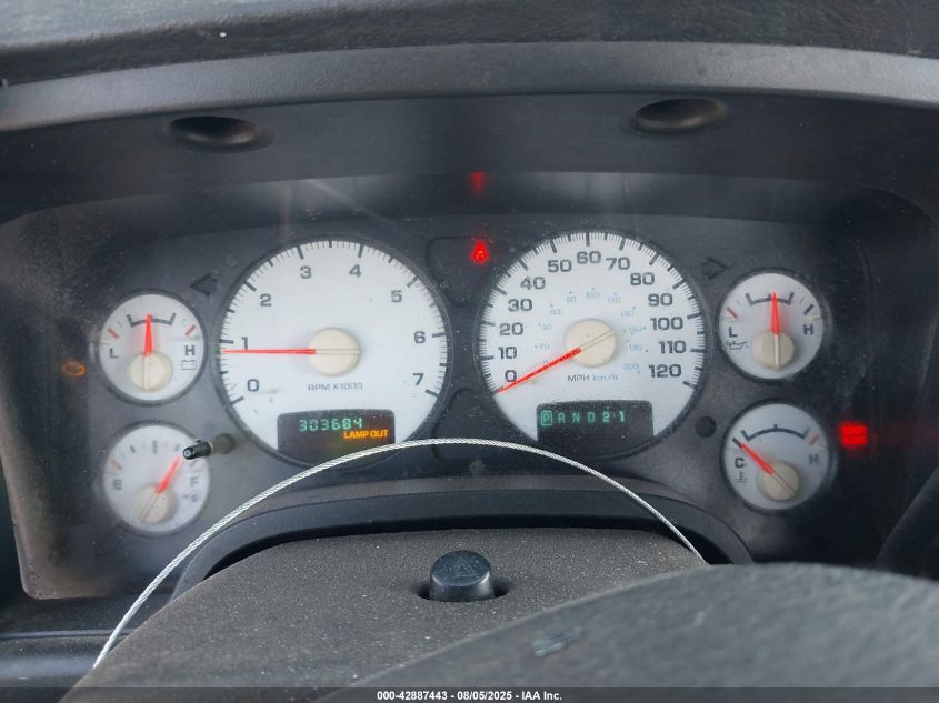 2003 Dodge Ram 1500 Slt/Laramie/St VIN: 1D7HA18NX3J524198 Lot: 42887443