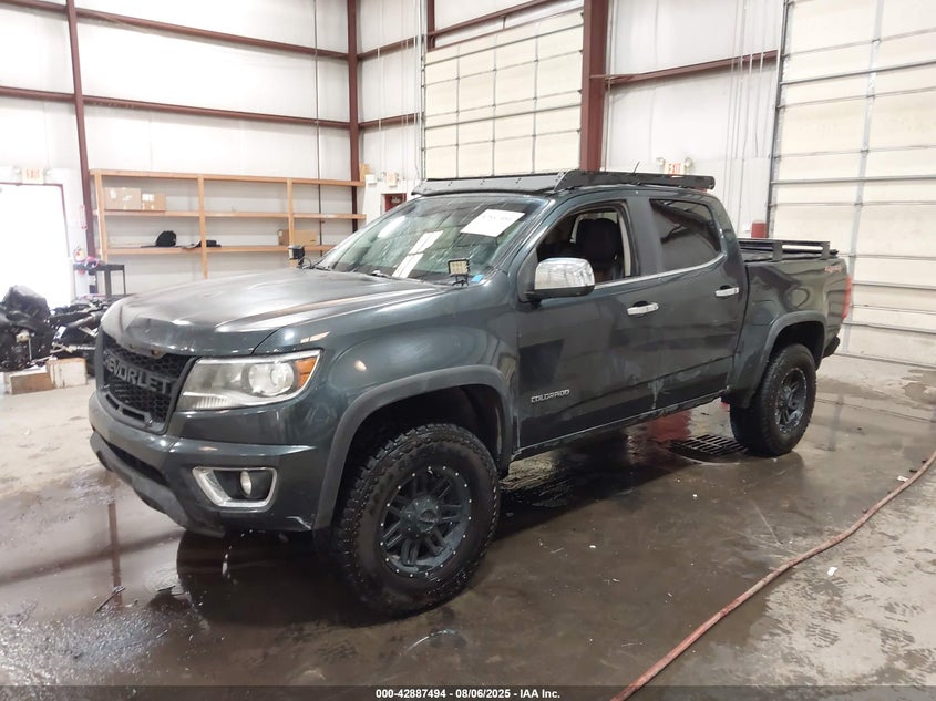 VIN 1GCGTCEN3J1150207 2018 CHEVROLET COLORADO LT