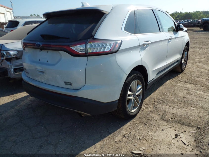 Vin: 2fmpk4j9xhbc62286, lot: 43381314, ford edge sel 20174