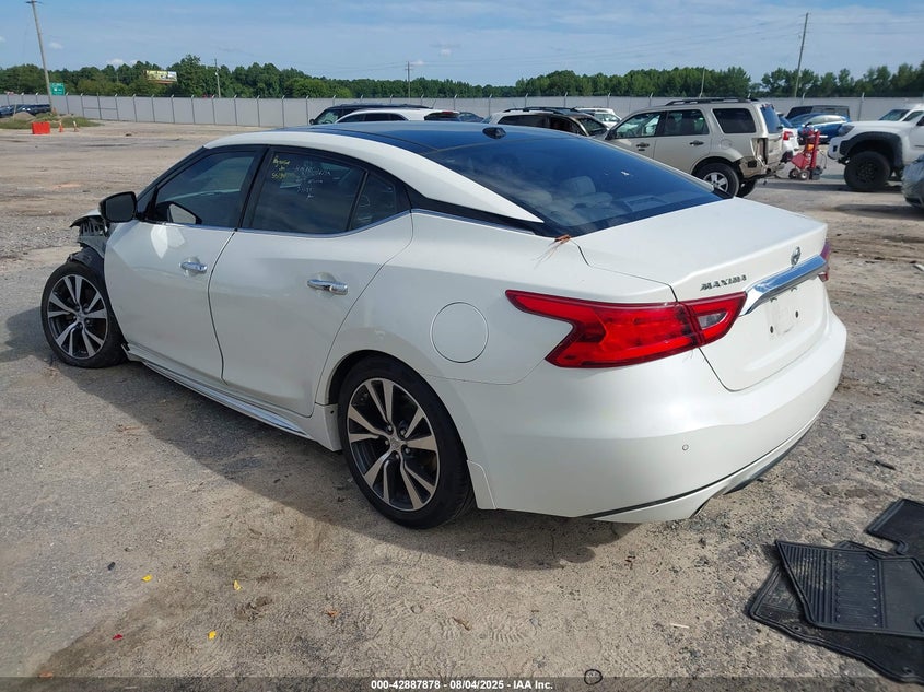 2017 Nissan Maxima 3.5 3.5 Sl White Lot 111042887878 Vin 1N4AA6AP2HC414932