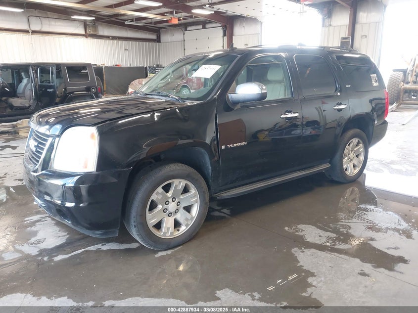 2008 GMC Yukon Slt black other flexible 1GKFK13008R159831 photo #3