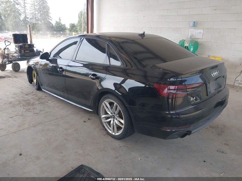 2017 Audi A4 2.0 2.0T SEASON OF AUDI PREMIUM Black Lot 111042888732 Vin WAUDNAF41HN040778