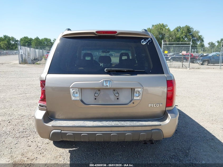 2004 Honda Pilot Ex-L VIN: 2HKYF18514H576924 Lot: 42889156