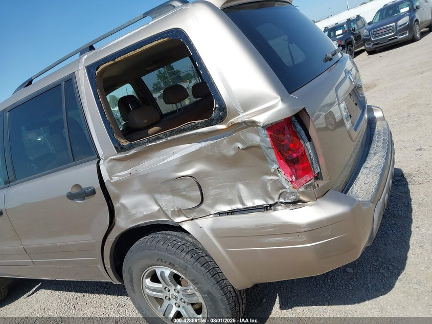 2004 Honda Pilot Ex-L VIN: 2HKYF18514H576924 Lot: 42889156