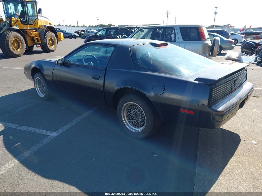 1986 Pontiac Firebird black hatchback gasoline 1G2FS87S3GL207036 photo #4