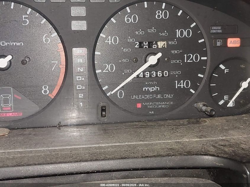 1997 Acura Cl 2.2 VIN: 19UYA1249VL015383 Lot: 42889322