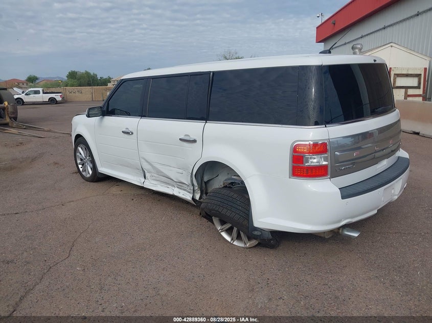 Vin: 2fmhk6d84fba06483, lot: 43383029, ford flex limited 20153