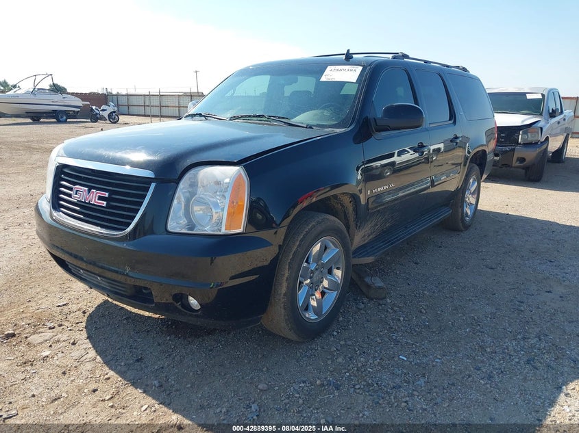 2009 GMC Yukon Xl 1500 Slt2 black other flexible 1GKFC36009R159656 photo #3