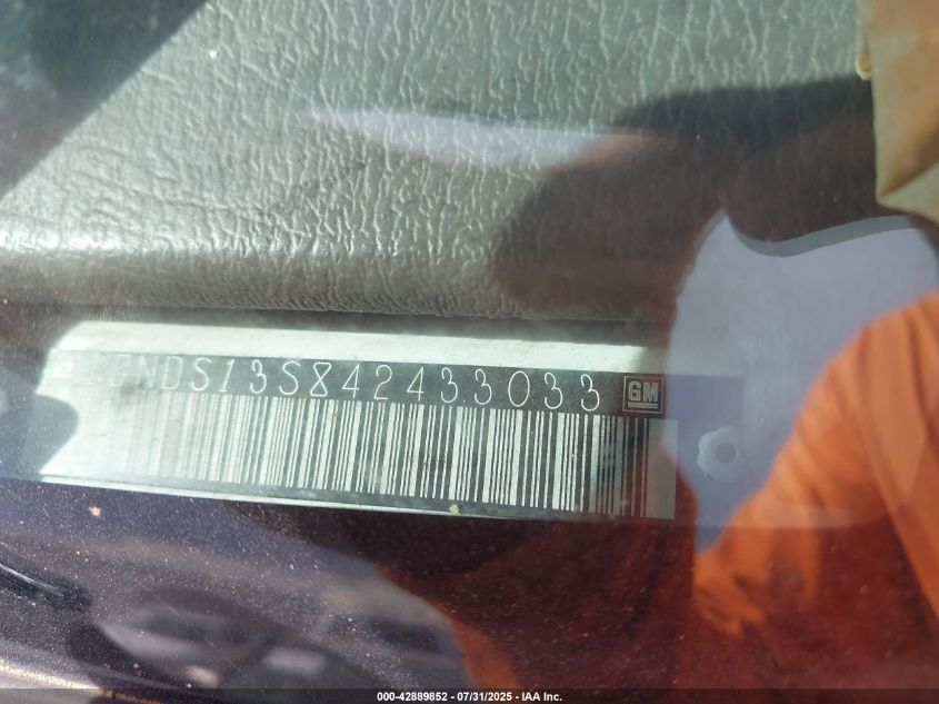 2004 Chevrolet Trailblazer Ls VIN: 1GNDS13S842433033 Lot: 42889852