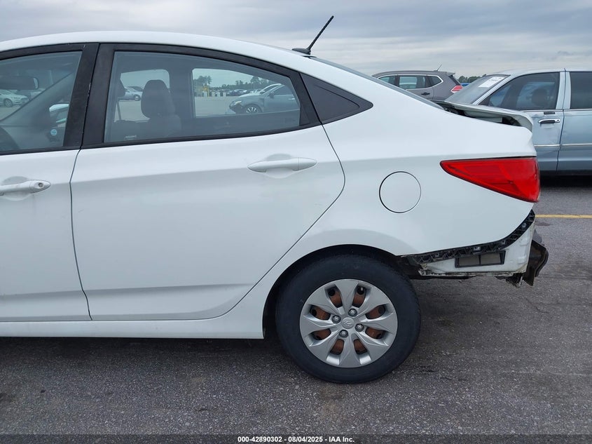 2017 Hyundai Accent 1.6 Se White Lot 111042890302 Vin KMHCT4AE2HU286214
