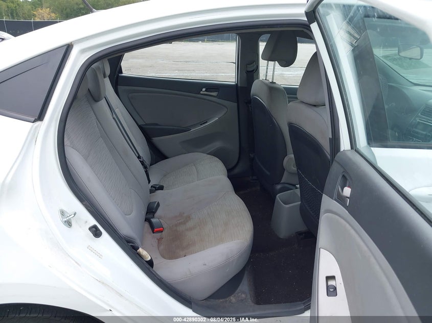 2017 Hyundai Accent 1.6 Se White Lot 111042890302 Vin KMHCT4AE2HU286214