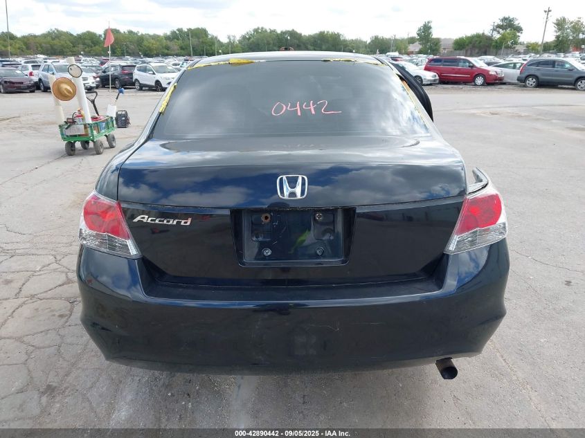 2008 Honda Accord 2.4 Lx VIN: 1HGCP26368A163684 Lot: 42890442