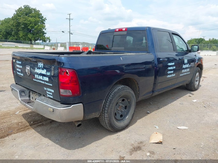 2020 Ram 1500 classic 5.7 Slt 4x2 6'4 Box Blue Lot 111042890711 Vin 1C6RR6TT9LS103441