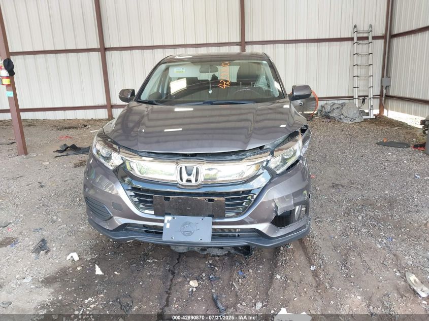 2021 Honda Hr-V 2Wd Lx VIN: 3CZRU5H30MM709824 Lot: 42890870