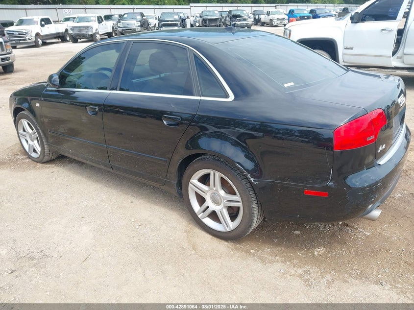 2007 Audi A4 2.0T VIN: WAUDF78E47A001369 Lot: 42891064
