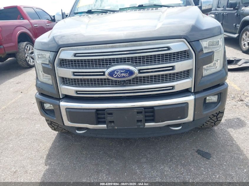 2016 Ford F-150 Platinum VIN: 1FTEW1EF2GFA30146 Lot: 42891694