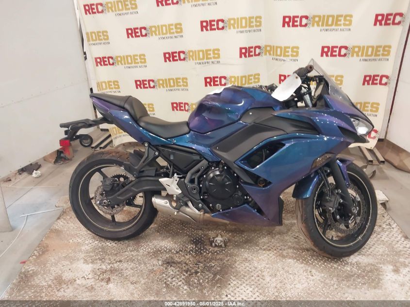 2024 Kawasaki Ex650 P VIN: ML5EXEP18RDAD3274 Lot: 42891950