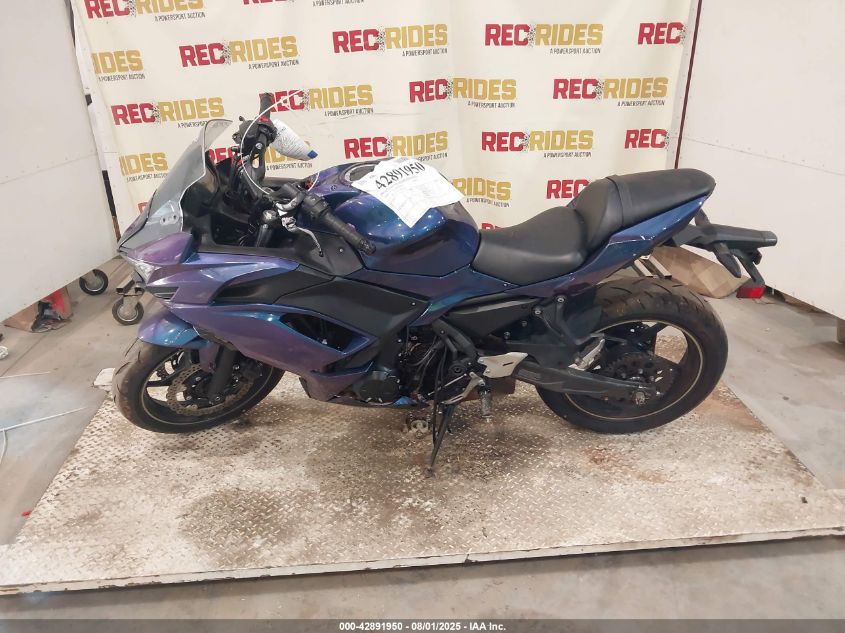 2024 Kawasaki Ex650 P VIN: ML5EXEP18RDAD3274 Lot: 42891950