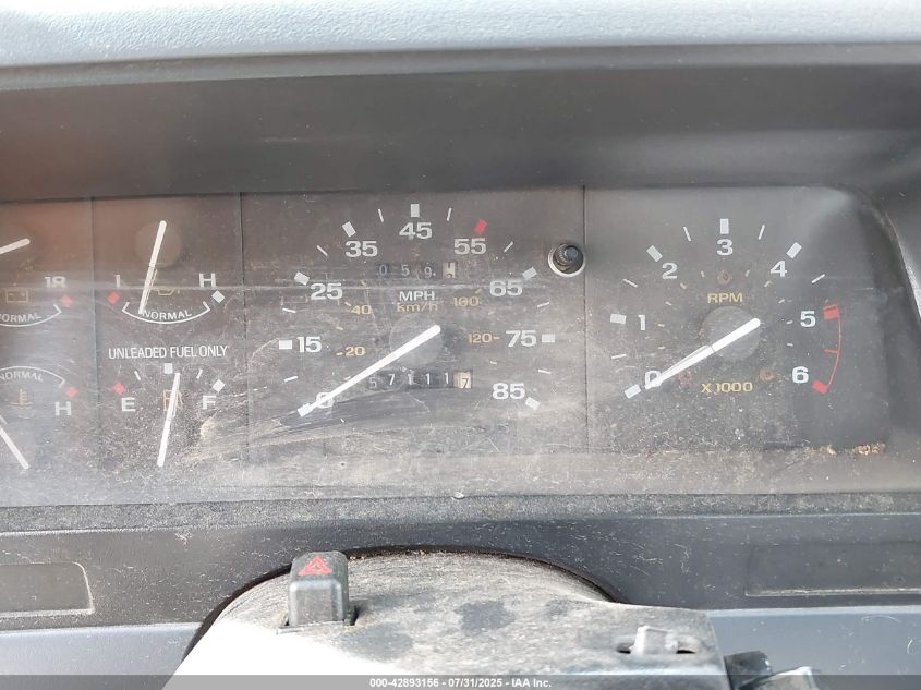 1992 Ford Ranger Super Cab VIN: 1FTCR14X4NPA10920 Lot: 42893156