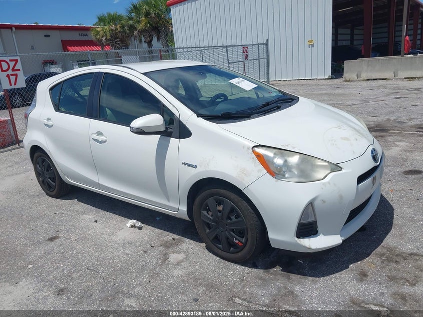 JTDKDTB33C1522173 2012 Toyota Prius C One auction photo 1
