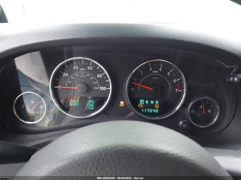 2012 Jeep Wrangler Unlimited Sport VIN: 1C4BJWDG1CL259647 Lot: 42893206