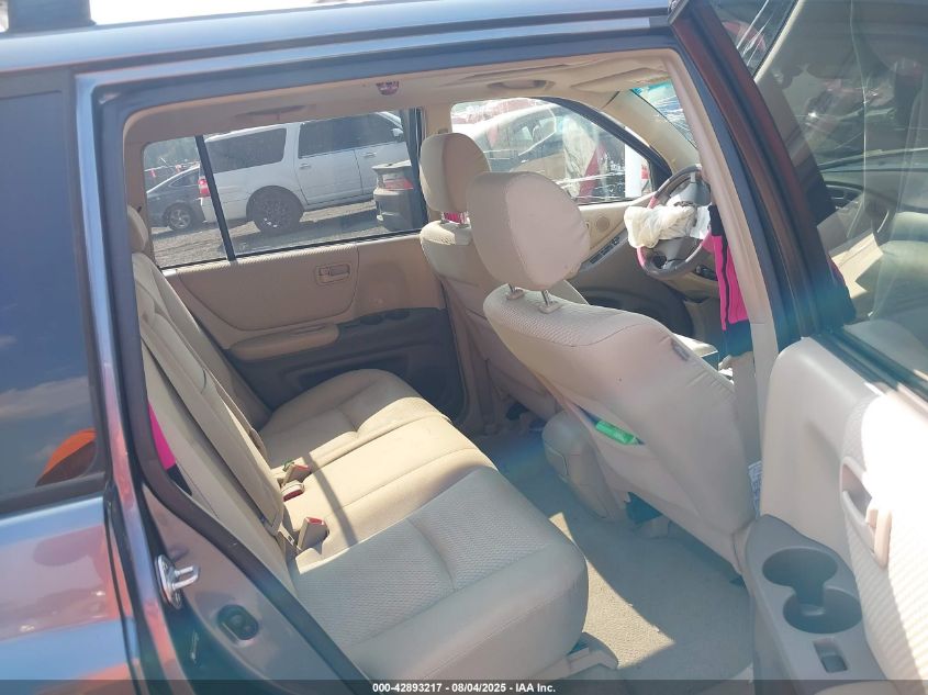 2007 Toyota Highlander V6 VIN: JTEGP21A870145905 Lot: 42893217