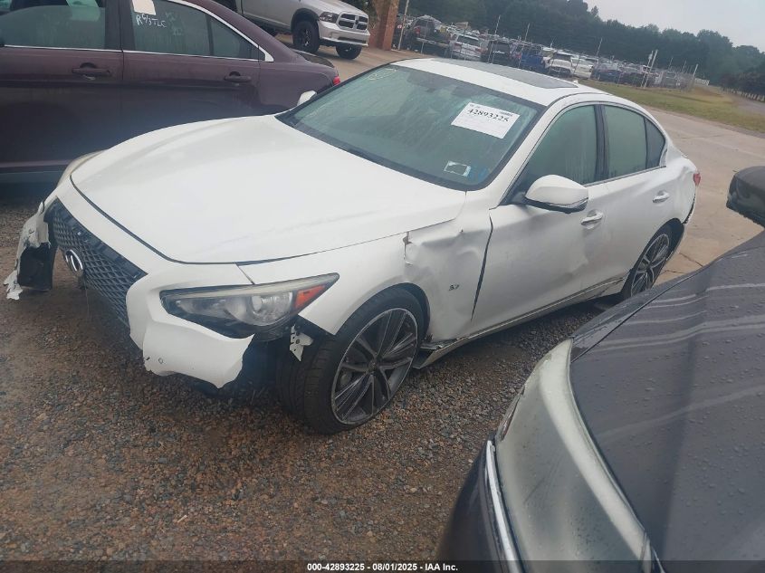 2014 Infiniti Q50 Premium/Sport VIN: JN1BV7AR7EM688906 Lot: 42893225