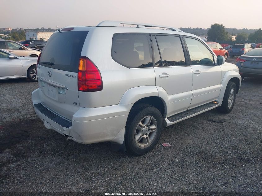 2004 Lexus Gx VIN: JTJBT20X140052488 Lot: 42893270