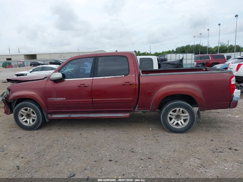 2005 Toyota Tundra Double Cab Limited VIN: 5TBET38195S491340 Lot: 42893492