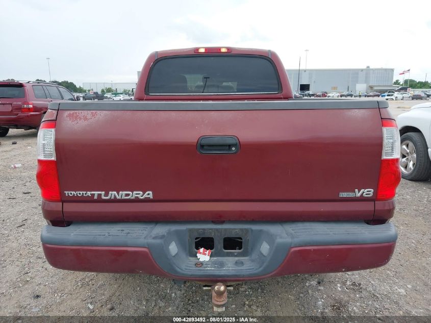 2005 Toyota Tundra Double Cab Limited VIN: 5TBET38195S491340 Lot: 42893492