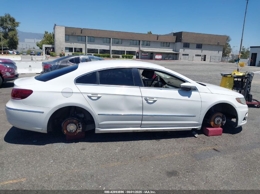 2014 Volkswagen Cc 2.0T R-Line VIN: WVWBP7AN4EE539075 Lot: 42893596