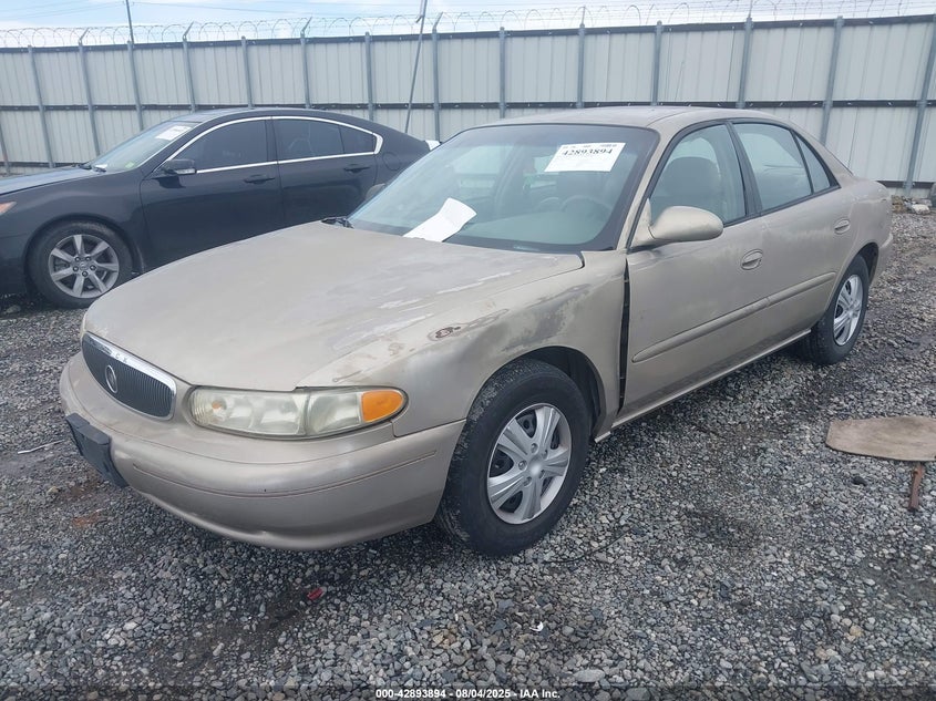 2003 Buick Century Custom beige sedan gasoline 2G4WS52J131260452 photo #3
